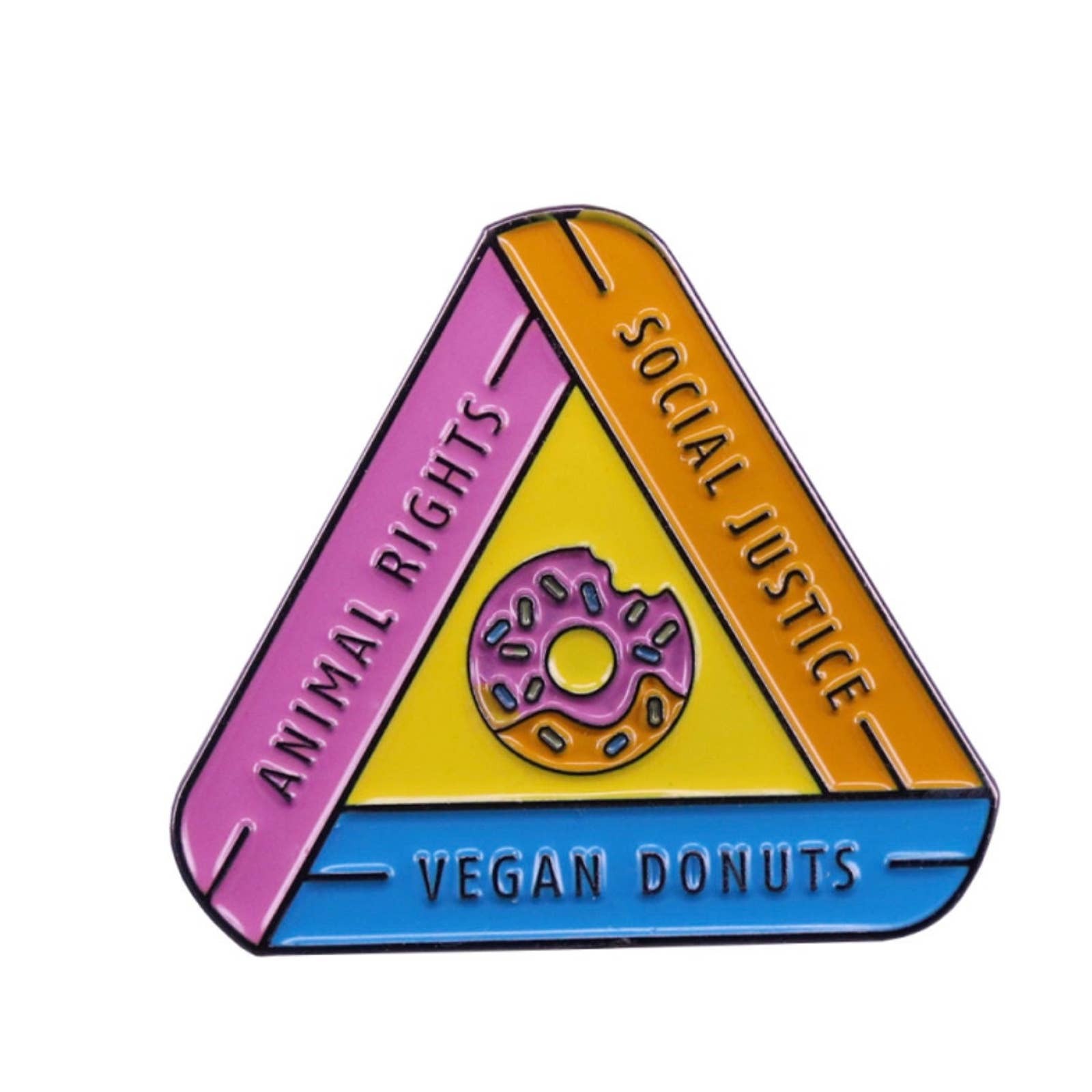 Vegan Donut Enamel Pins 160-1 14$